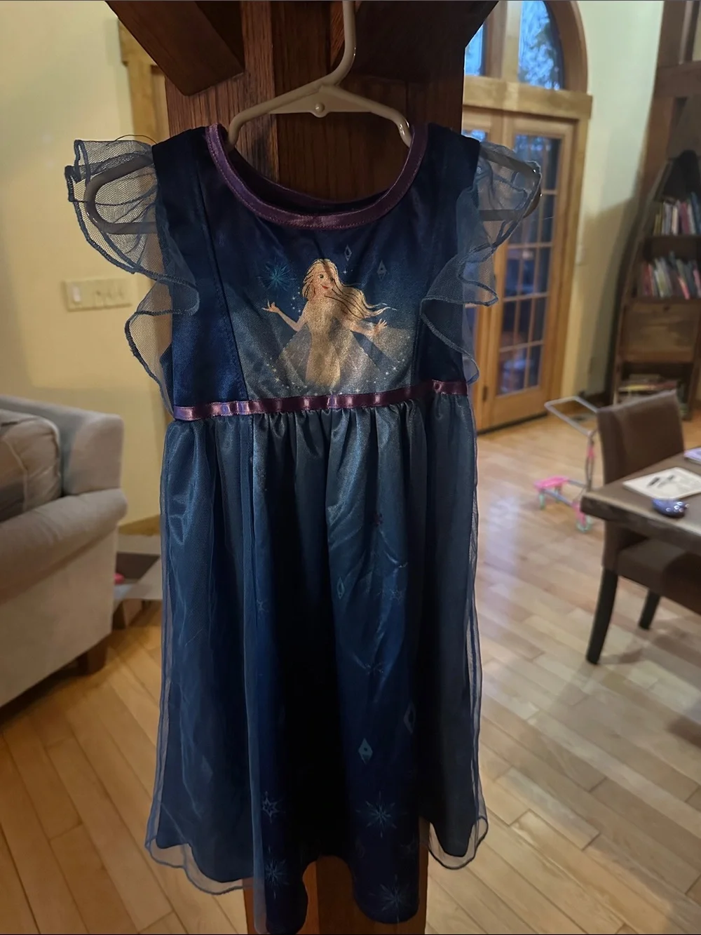 Girls Blue Elsa Nightgown
